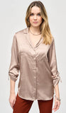 JOSEPH R SILK BLOUSE