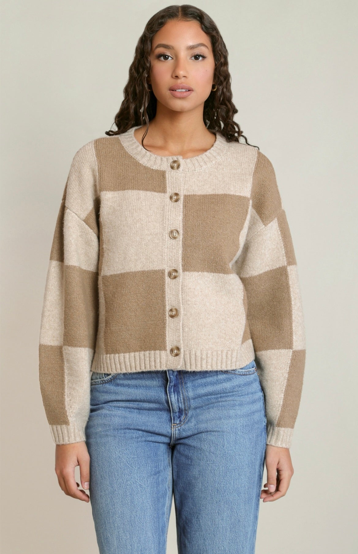 DEX CARDIGAN COLOR BLOCK