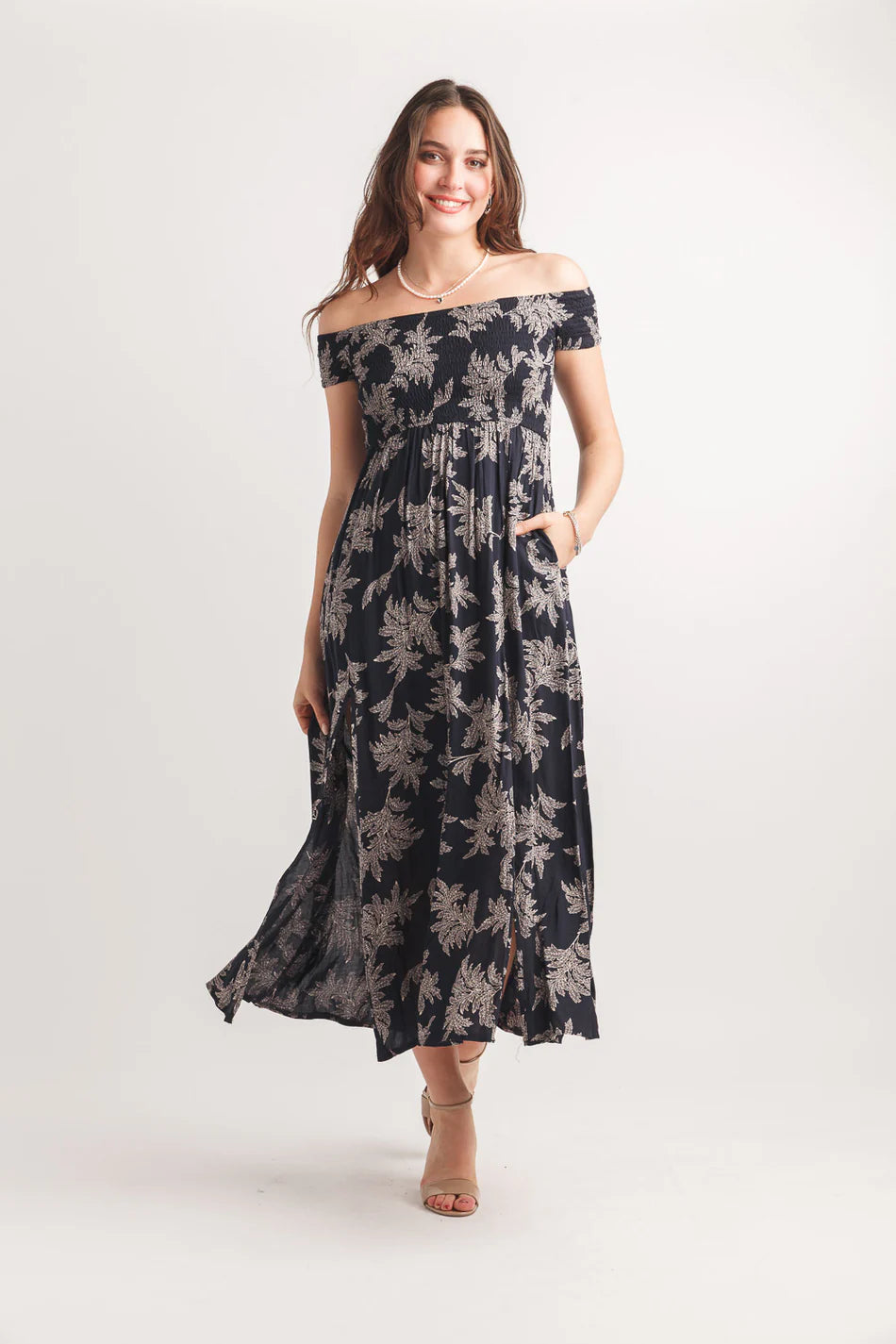 PAPILLON DRESS SMOCKED BODICE