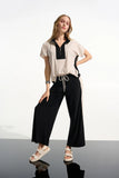 JOSEPH R PULL ON WIDE LEG PANT