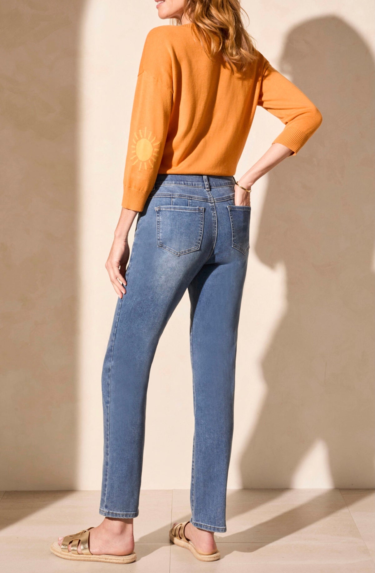 TRIBAL SOPHIA CURVY STRAIGHT JEANS