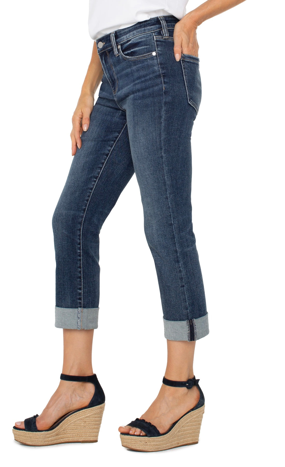 LIVERPOOL CROP SKINNY JEANS
