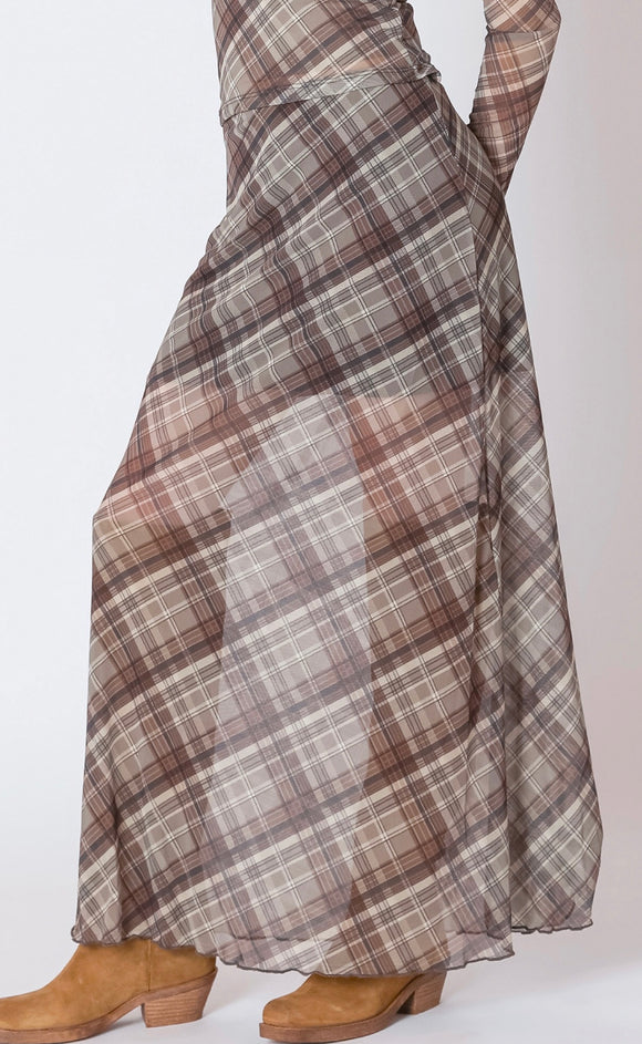 DEX MESH OVERLAY SKIRT