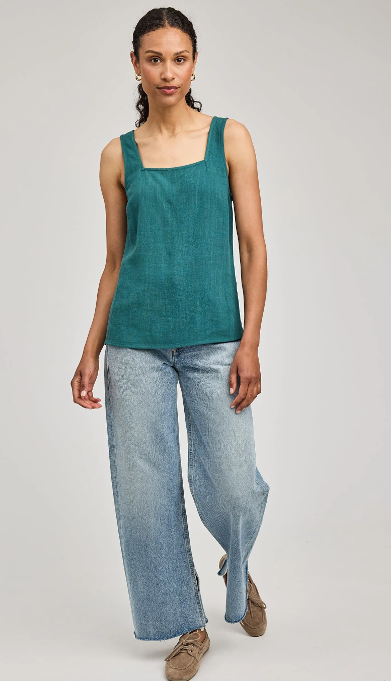 GF TANK TOP LINEN BLEND