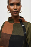 JOSEPH RIBKOFF BUTTON DETAIL SWEATER