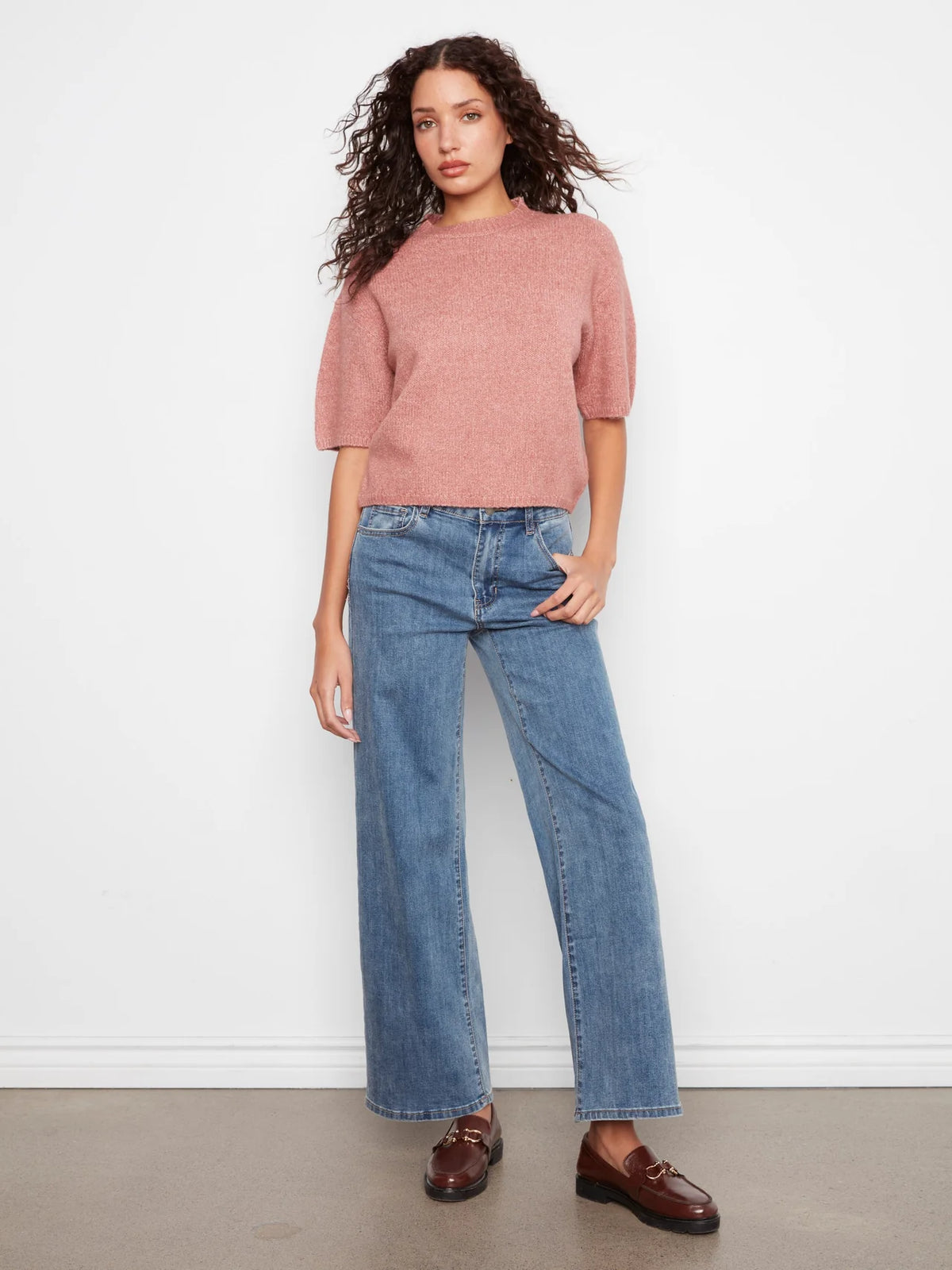 CHAR SWEATER ELBOW SLEEVE