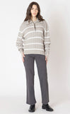 DEX HALF ZIP CABLE SWEATER