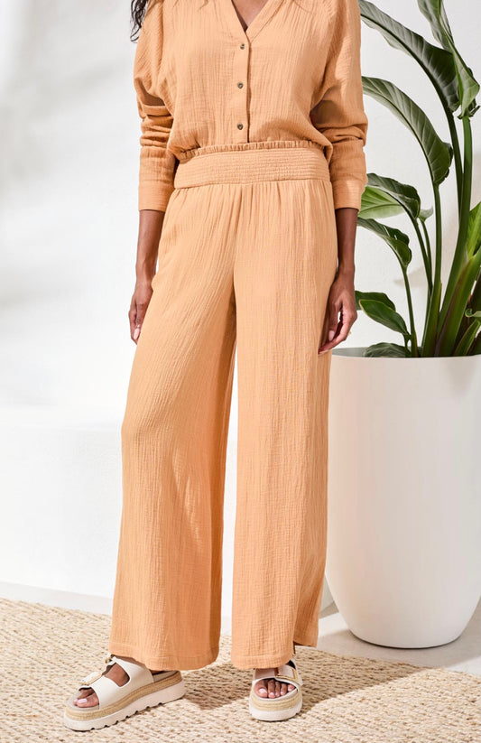 TRIBAL PANT FLARE W/SMOCKING