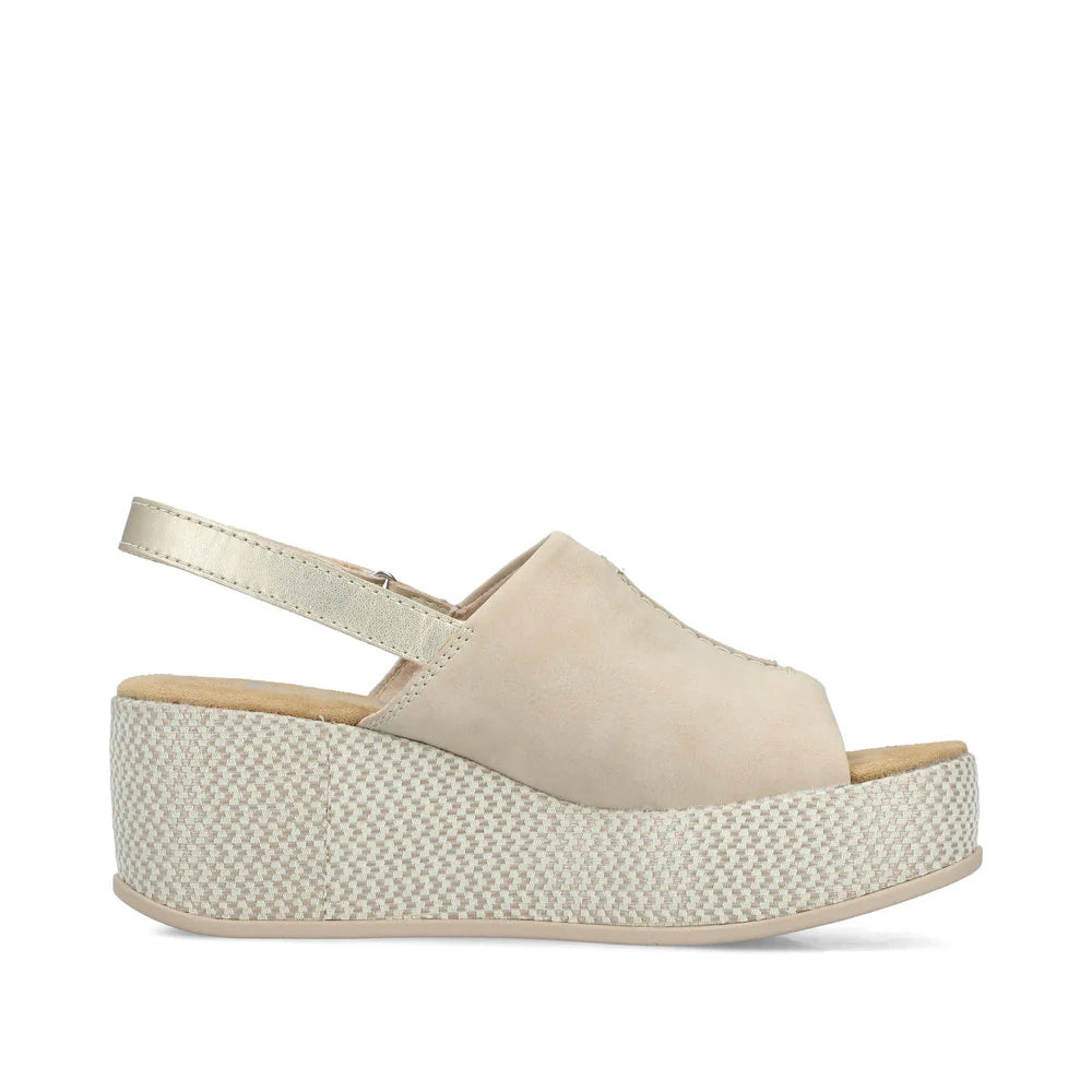 RIEKER WEDGE SANDAL