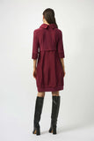 JOSEPH R DRESS MIXED FABRICS
