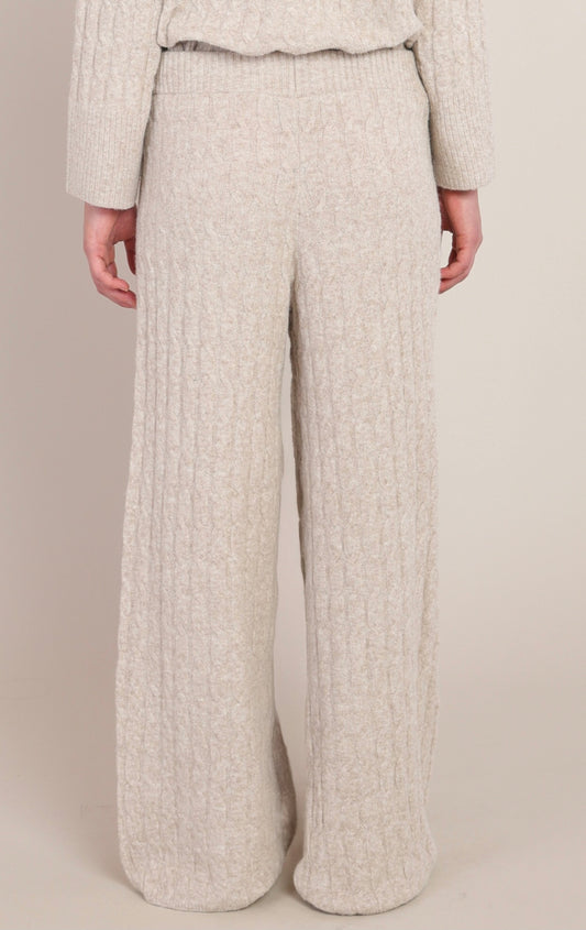 ROOM 34 CABLE KNIT PANT