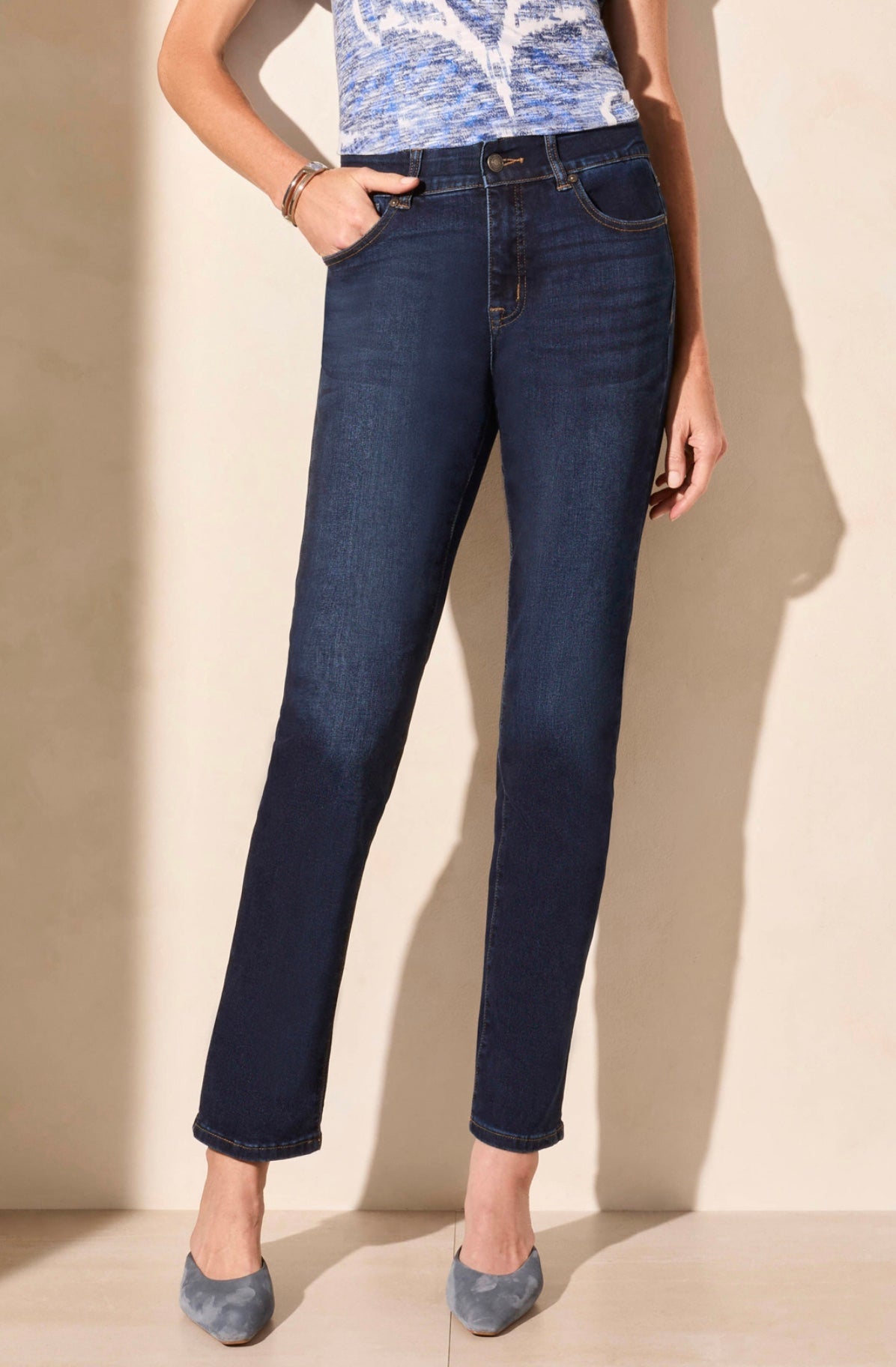 TRIBAL SOPHIA CURVY STRAIGHT JEANS