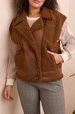TRIBAL SHERPA COMBO VEST