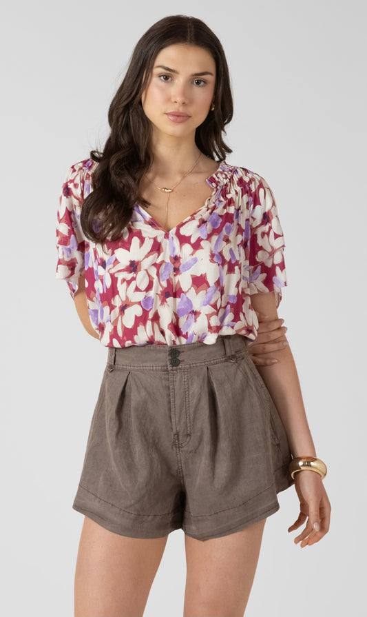 DEX BLOUSE FLUTTER SLEEVE