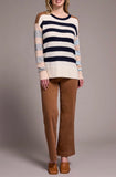 TRIBAL SWEATER STRIPE COLOR BLOCK