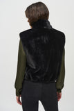 JOSEPH R FAUX FUR VEST