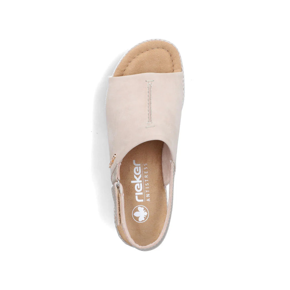 RIEKER WEDGE SANDAL