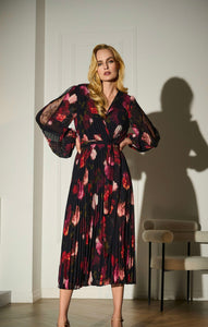 JOSEPH R DRESS PLEATED DETAIL