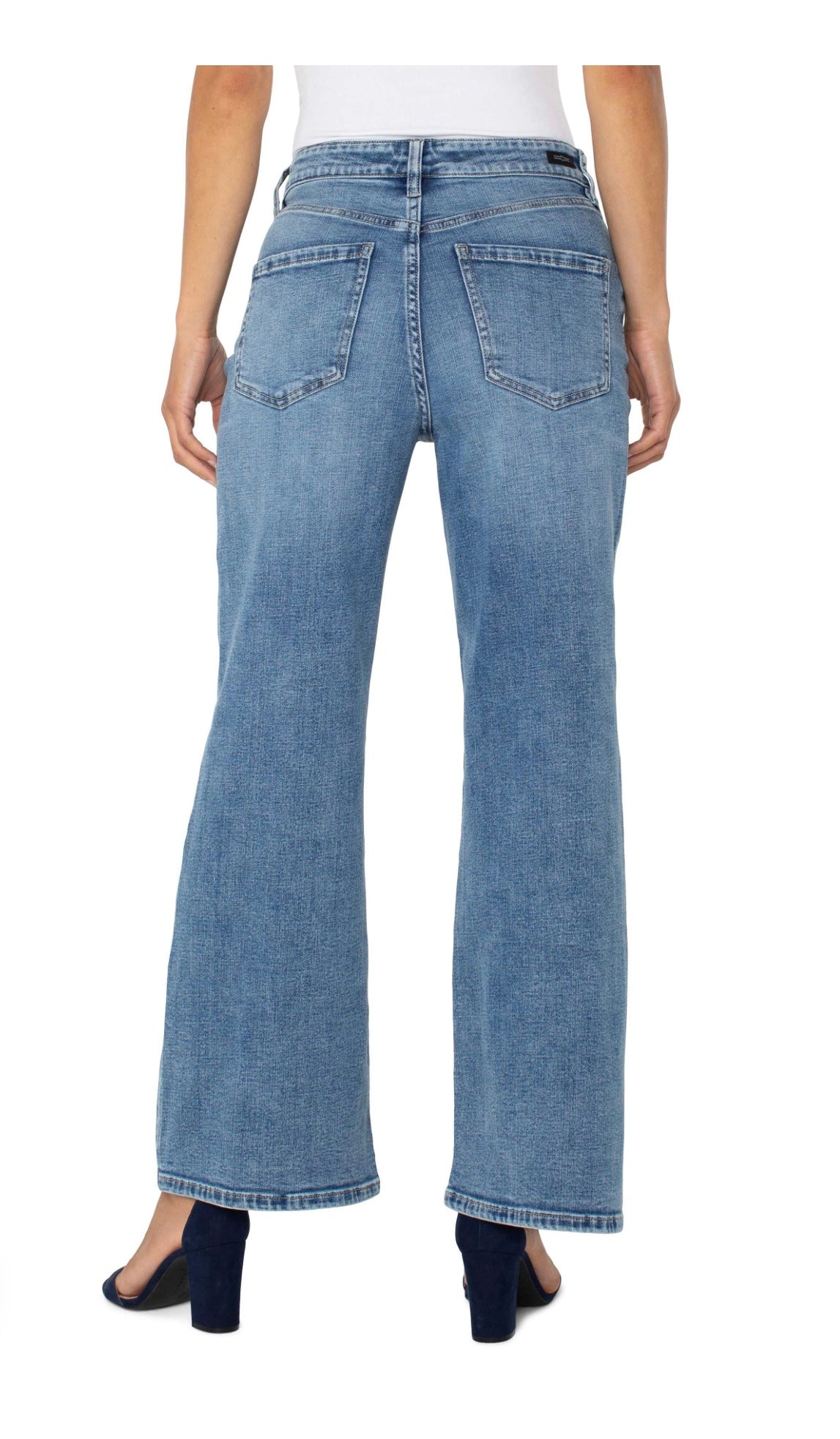 LIVERPOOL STRIDE HI-RISE WIDE LEG JEANS