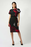 JOSEPH R SHORT SLEEVE DRESS