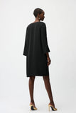 JOSEPH R DRESS PEEKABOO SLEEVE