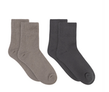 LEMON 2 PACK CREW SOCKS