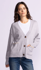 PINKMART BUTTON CARDIGAN