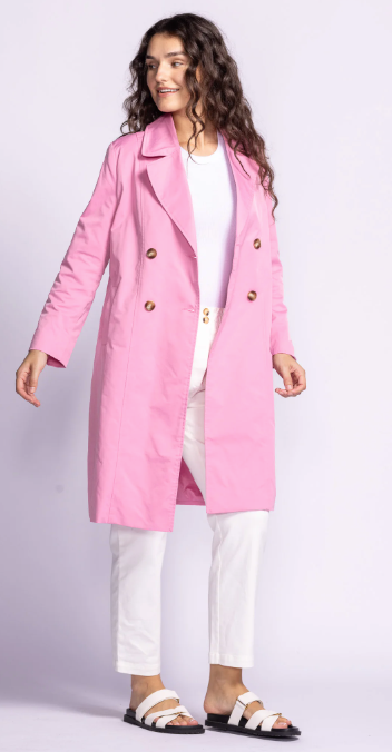 PINK MARTINI TRENCH OUTERWEAR