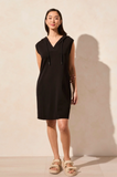 TRIBAL SPORT HOODED DRESS