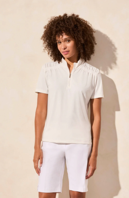 TRIBAL SPORT MOCK NECK SHIRT