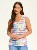FDJ  STRIPED TANK TOP