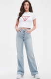 GUESS HIGH RISE WIDE LEG JEAN