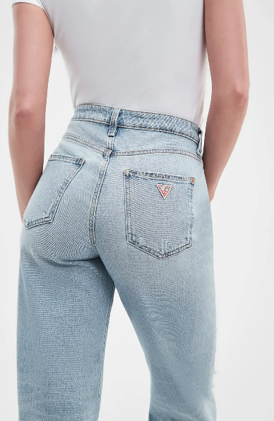 GUESS HIGH RISE WIDE LEG JEAN