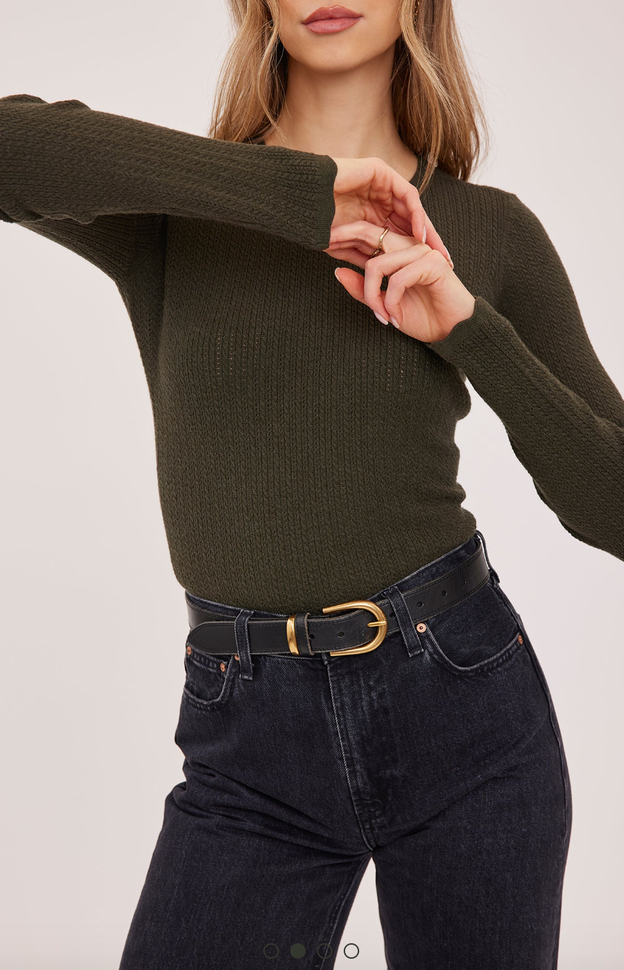 Gentle Fawn Cable Knit Sweater