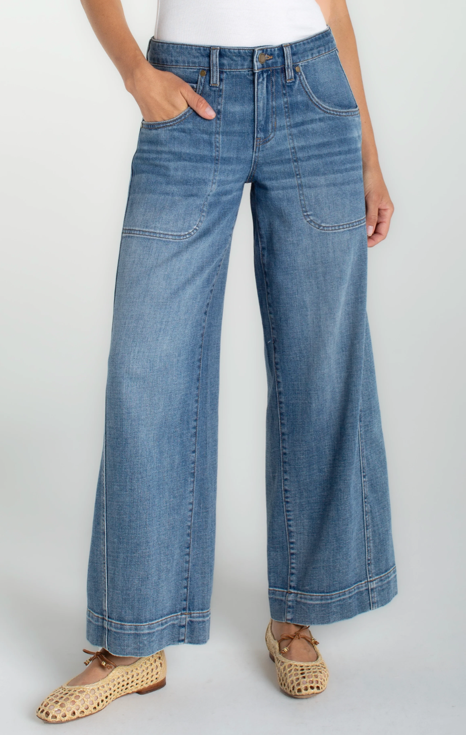 LIVERPOOL STRIDE WIDE LEG W/ UTILITY