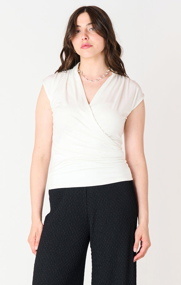 BLACK TAPE WRAP TOP